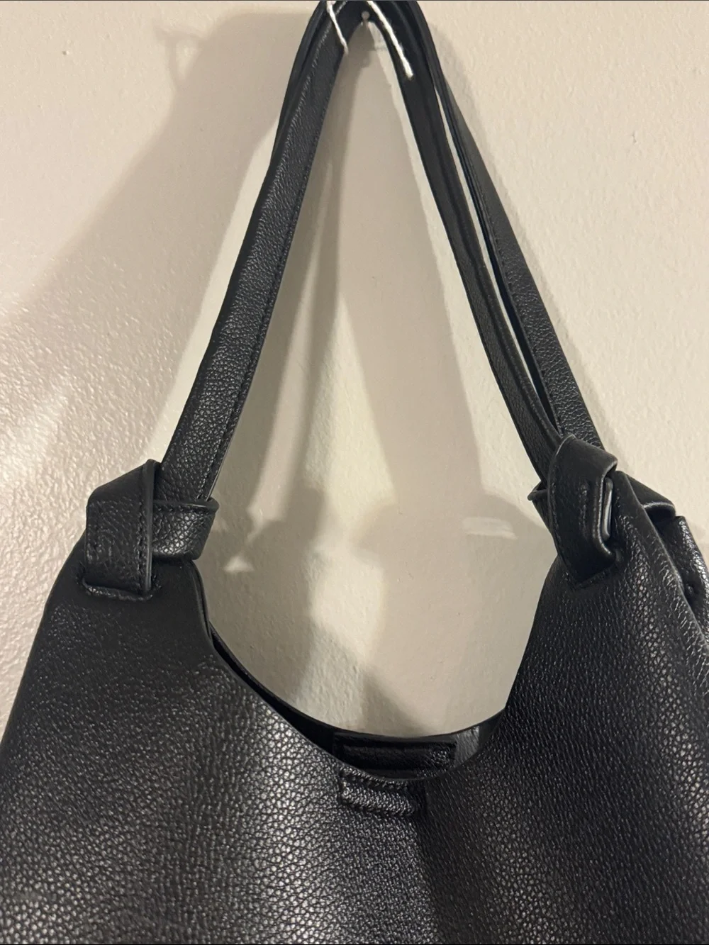 Minimalist Black Tote Bag by (unbranded)